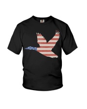 Duck Hunting American Flag - Love Duck Hunting Youth T-Shirt tile