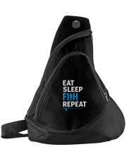Eat Sleep Fish Repeat - Love Fishing Sling Pack tile