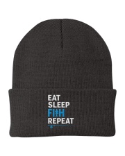 Eat Sleep Fish Repeat - Love Fishing Knit Beanie tile