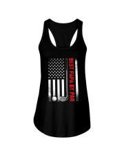 Best Papa By Par - Golf Lover Ladies Flowy Tank tile