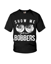 Show Me Your Bobbers - Love Fishing Youth T-Shirt tile