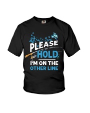Please Hole - I'm On The Other Line - Love Fishing Youth T-Shirt tile