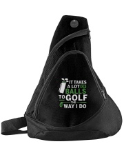It Takes A Lot Of Balls To Golf The Way I Do - Love Golf Sling Pack tile