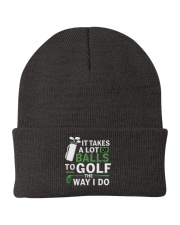 It Takes A Lot Of Balls To Golf The Way I Do - Love Golf Knit Beanie tile