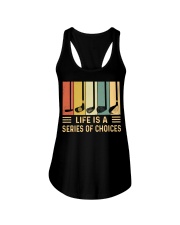 Life Is A Series Of Choices - Love Golf Ladies Flowy Tank tile