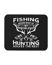 Fishing Solves My Problem Hunting Solves The Rest Mousepad tile