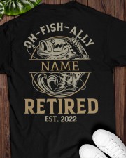 Oh Fish Ally Retired - Love Fishing Classic T-Shirt apparel-classic-tshirt-lifestyle-back-161