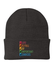Life Is Full Of Important Choices - Love Golf Knit Beanie tile