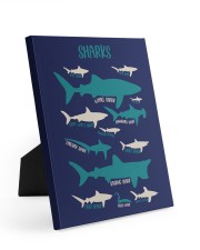 Type Of Shark - Shark Lovers 8x10 Easel-Back Gallery Wrapped Canvas front