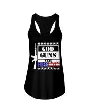 God Guns And Freedom Ladies Flowy Tank tile