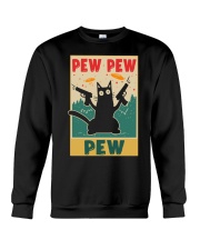 Pew Pew Cat - Love Gun Crewneck Sweatshirt tile