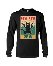 Pew Pew Cat - Love Gun Long Sleeve Tee tile