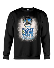 Float Drink Tan And Repeat - Love Cruise Crewneck Sweatshirt tile