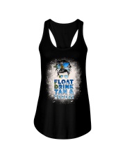 Float Drink Tan And Repeat - Love Cruise Ladies Flowy Tank tile