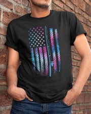 Fishing Rod Flag Classic T-Shirt apparel-classic-tshirt-lifestyle-26