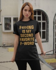 Fishing Is My Second Favorite F-Word Classic T-Shirt apparel-classic-tshirt-lifestyle-19