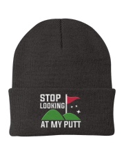 Stop Looking At My Putt - Golf Gifts Knit Beanie tile