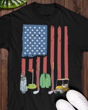 US Flag Golf - Golf Gifts Classic T-Shirt apparel-classic-tshirt-lifestyle-front-160