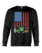 US Flag Golf - Golf Gifts Crewneck Sweatshirt tile