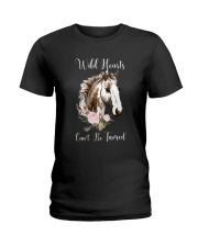 Wild Heart Can't Be Tamed - Love Horse Ladies T-Shirt tile