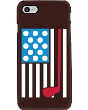 Golf Club American Flag - Love Golf Phone Case tile