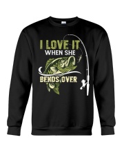 I Love It When She Bends Over - Love Fishing Crewneck Sweatshirt tile