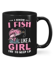 I Know I Fish Like A Girl Try To Keep Up - Love Fishing Mugs tile