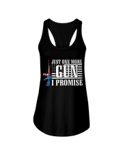 Just One More Gun I Promise Ladies Flowy Tank tile