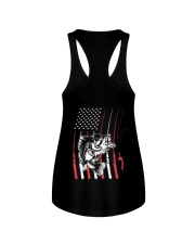 Bass Fishing Flag - Love Fishing Ladies Flowy Tank tile