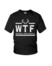 Whitetails Taste Fantastic - Love Hunting Youth T-Shirt tile