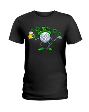 St Patricks Day Golf - Love Golf Ladies T-Shirt tile