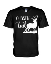 Chasin' Tail - Love Hunting V-Neck T-Shirt tile