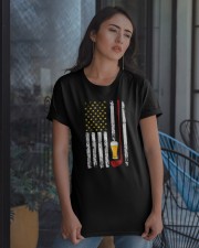 US Flag Golf Beer - Love Golf Classic T-Shirt apparel-classic-tshirt-lifestyle-08