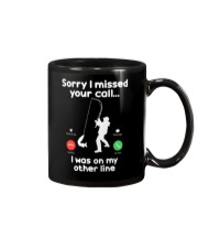Sorry I Missed Your Call I Was On My Other Line Mug tile