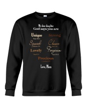 My Dear Daughter - God Says You Are Crewneck Sweatshirt tile