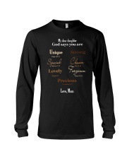 My Dear Daughter - God Says You Are Long Sleeve Tee tile
