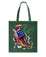 Bass Fish Flag - Love Fishing Tote Bag tile
