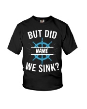 But Did We Sink - Love Cruise Youth T-Shirt tile