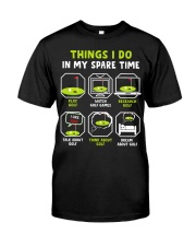 Things I Do In My Spare Time - Love Golf Classic T-Shirt front