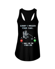 Sorry I Missed Your Call I Was On The Other Line - Love Fishing Ladies Flowy Tank tile