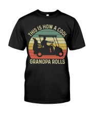 This Is How A Cool Grandpa Roll - Love Golf Classic T-Shirt front