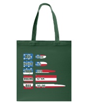 All Faster Than Dialing 911 - Gun Lover Tote Bag tile