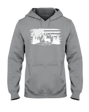 Deer Mountain Flag - Love Hunting Hooded Sweatshirt tile