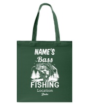 Bass Fishing Personalized - Fishing Gifts Tote Bag tile