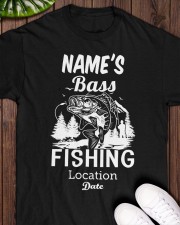 Bass Fishing Personalized - Fishing Gifts Classic T-Shirt apparel-classic-tshirt-lifestyle-front-160