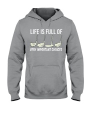 Life Is Full Of Very Important Choices - Love Golf Hooded Sweatshirt tile
