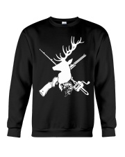 Love Fishing And Hunting Crewneck Sweatshirt tile