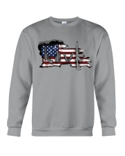 Love Gun Icon Flag - Gun Lover Crewneck Sweatshirt tile