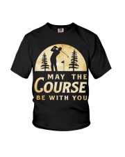 May The Course Be With You Youth T-Shirt tile