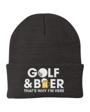 Golf And Beer That's Why I'm Here - Golf Gifts Knit Beanie tile